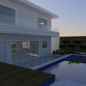 Renderização casa D e R