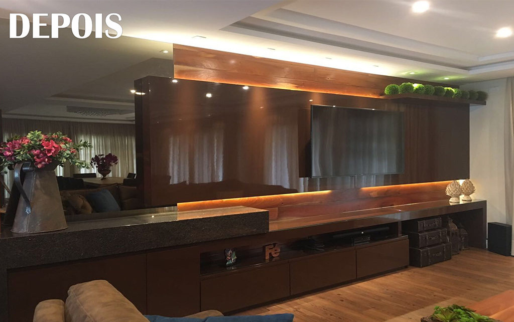 Foto da residencia depois da reforma e projeto.